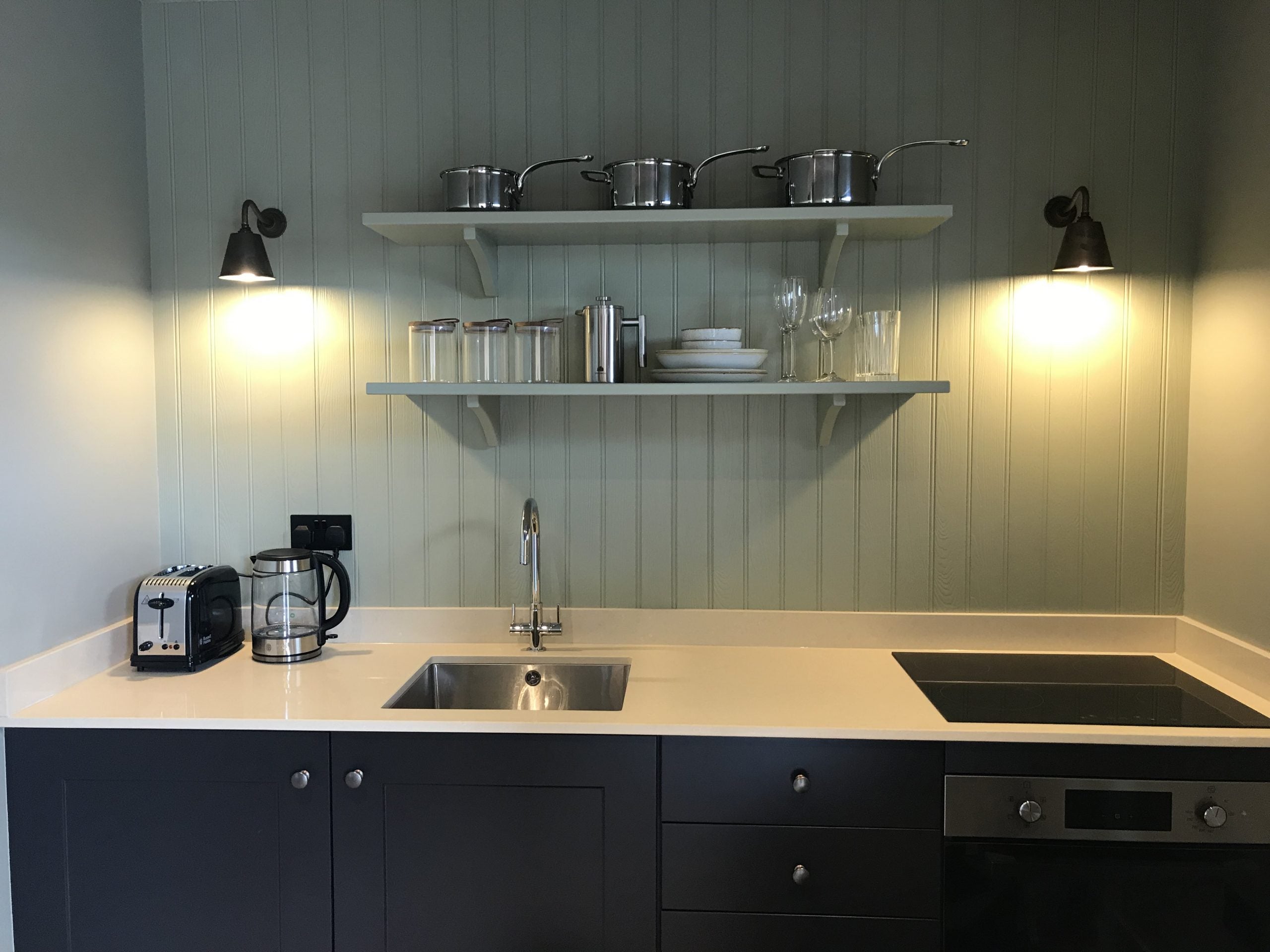 Kitchen available to use for guests of Uig Sands rooms